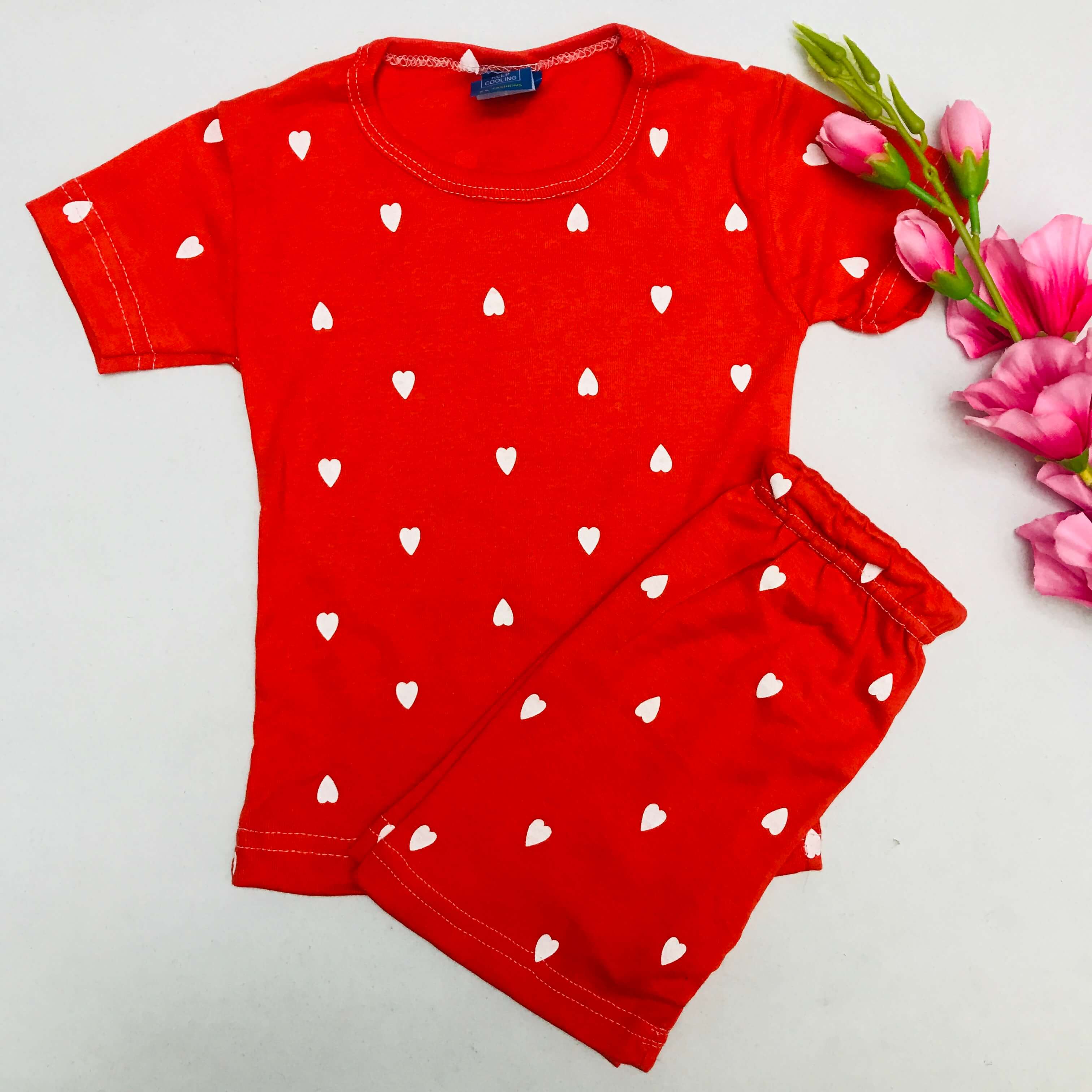 Kids Printed Shorts Set