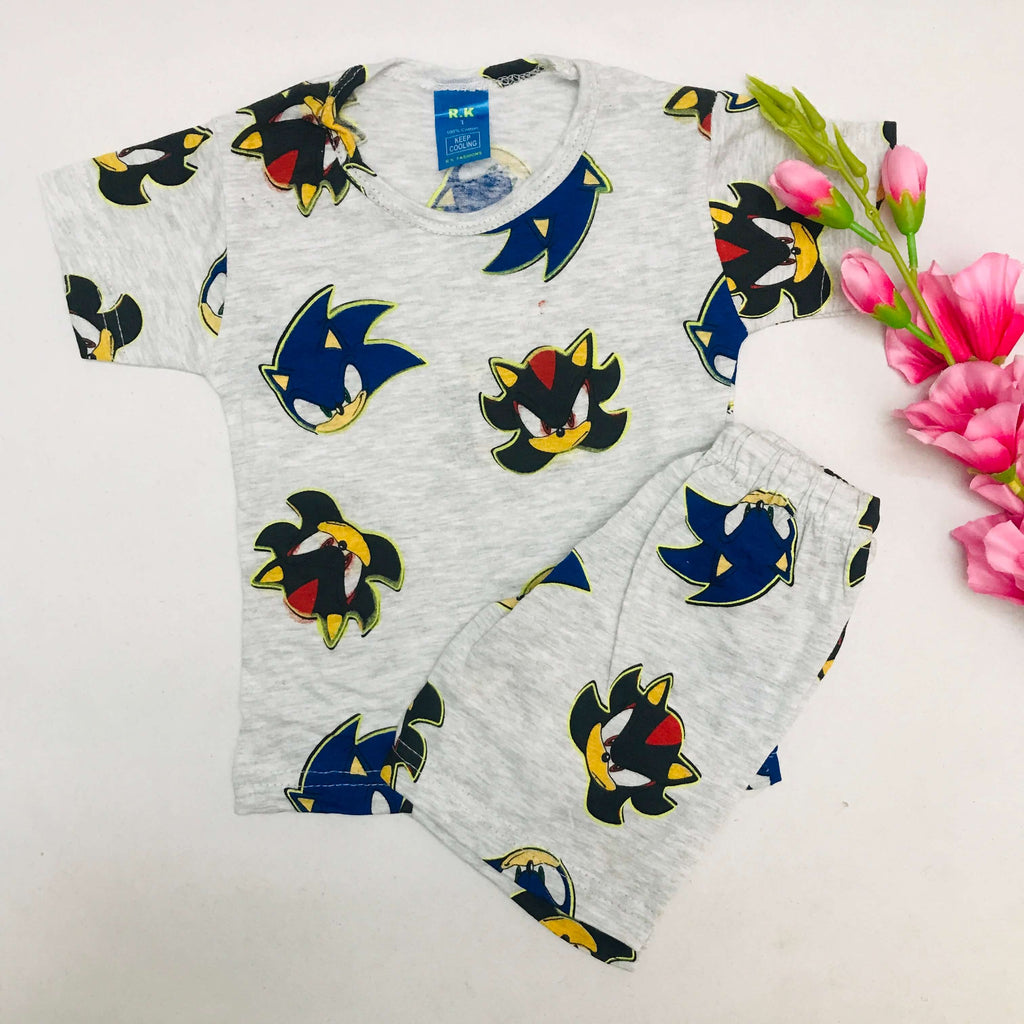 Kids Printed Shorts Set