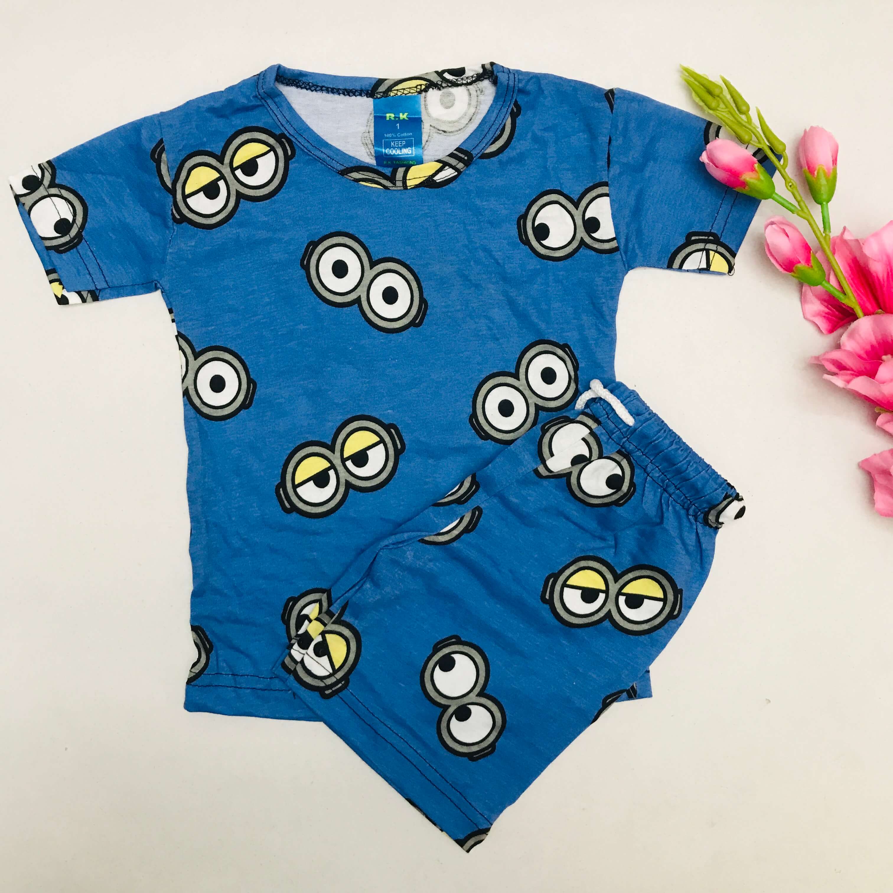 Kids Printed Shorts Set