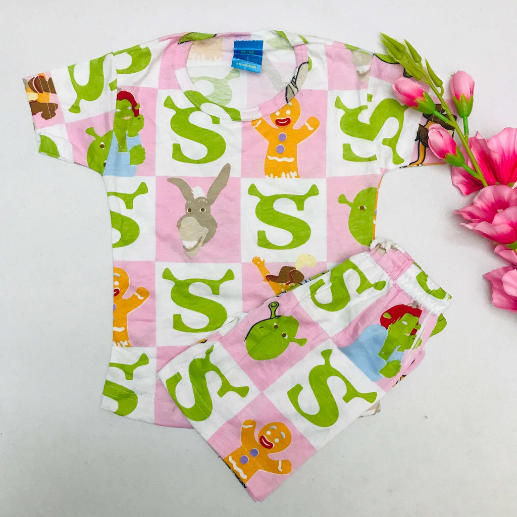 Kids Printed Shorts Set