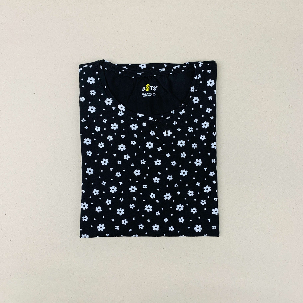 Dots Ladies Printed T-Shirt