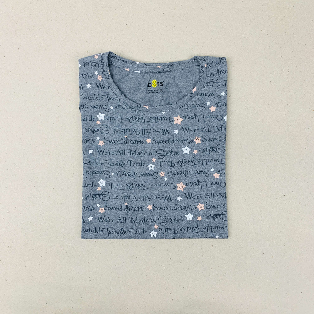 Dots Ladies Printed T-Shirt