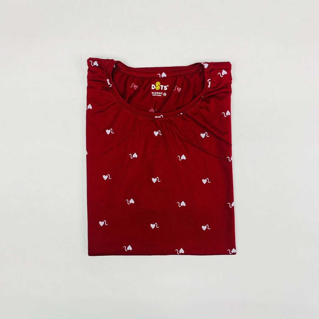 Dots Ladies Printed T-Shirt