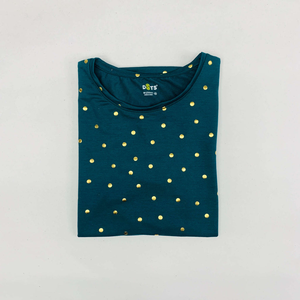 Dots Ladies Printed T-Shirt