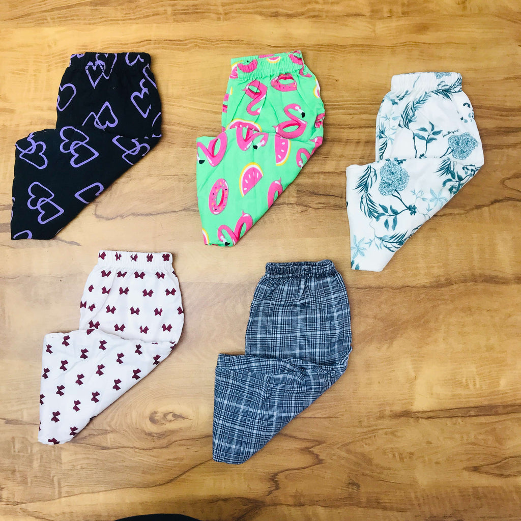 Unisex Kids Pants Pack of 5
