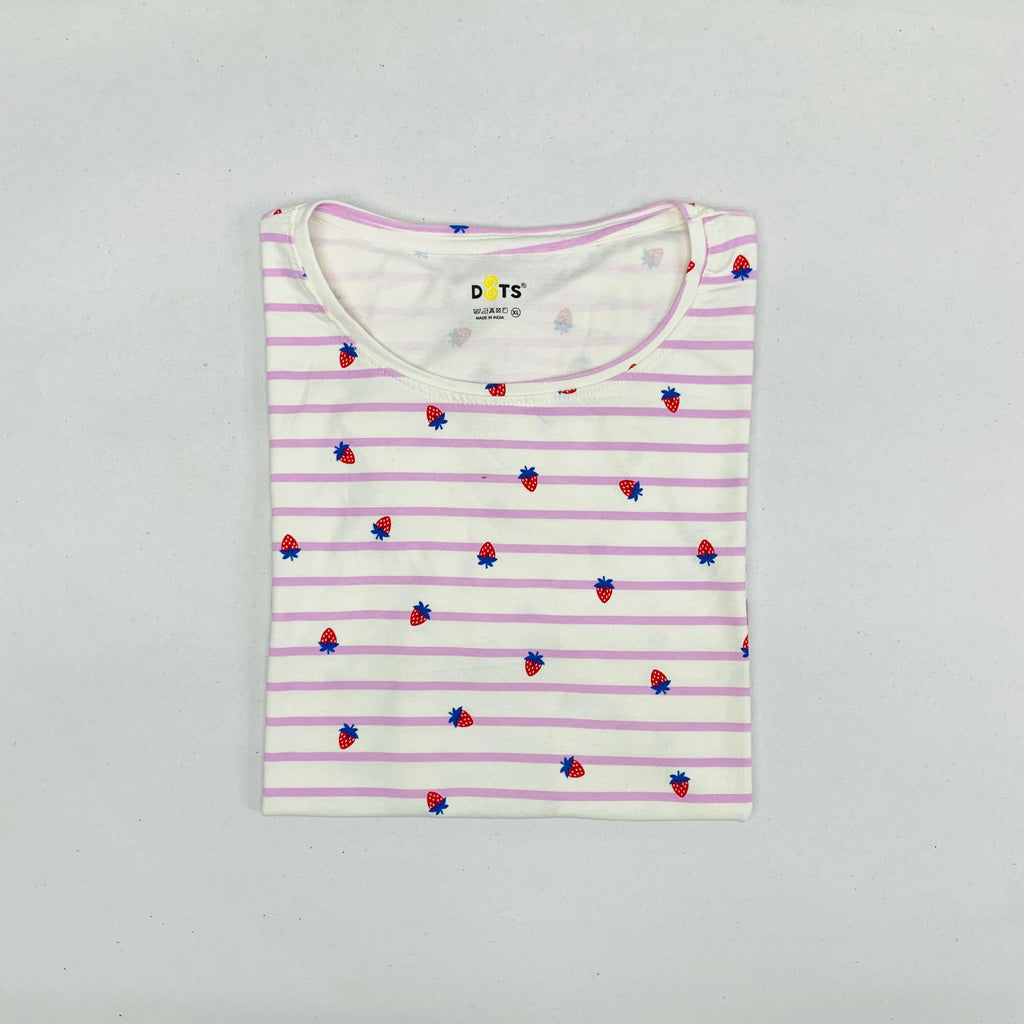 Dots Ladies Printed T-Shirt
