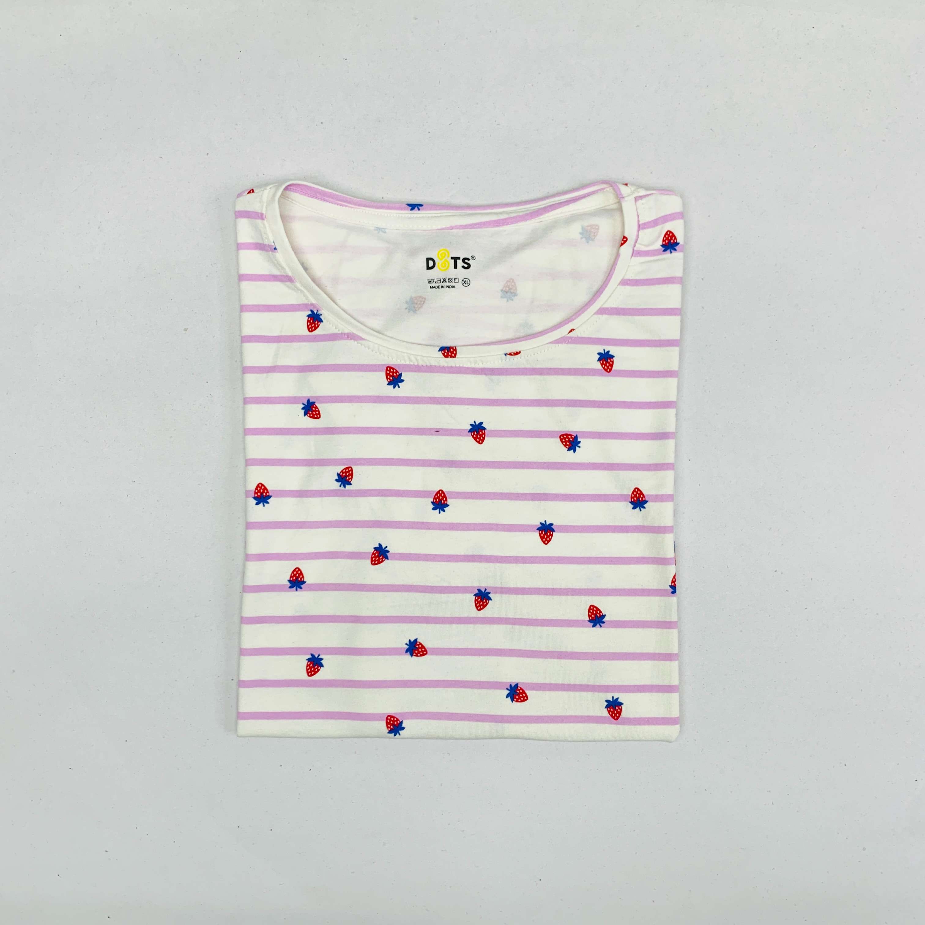 Dots Ladies Printed T-Shirt