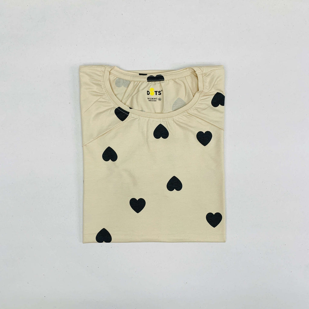Dots Ladies Printed T-Shirt