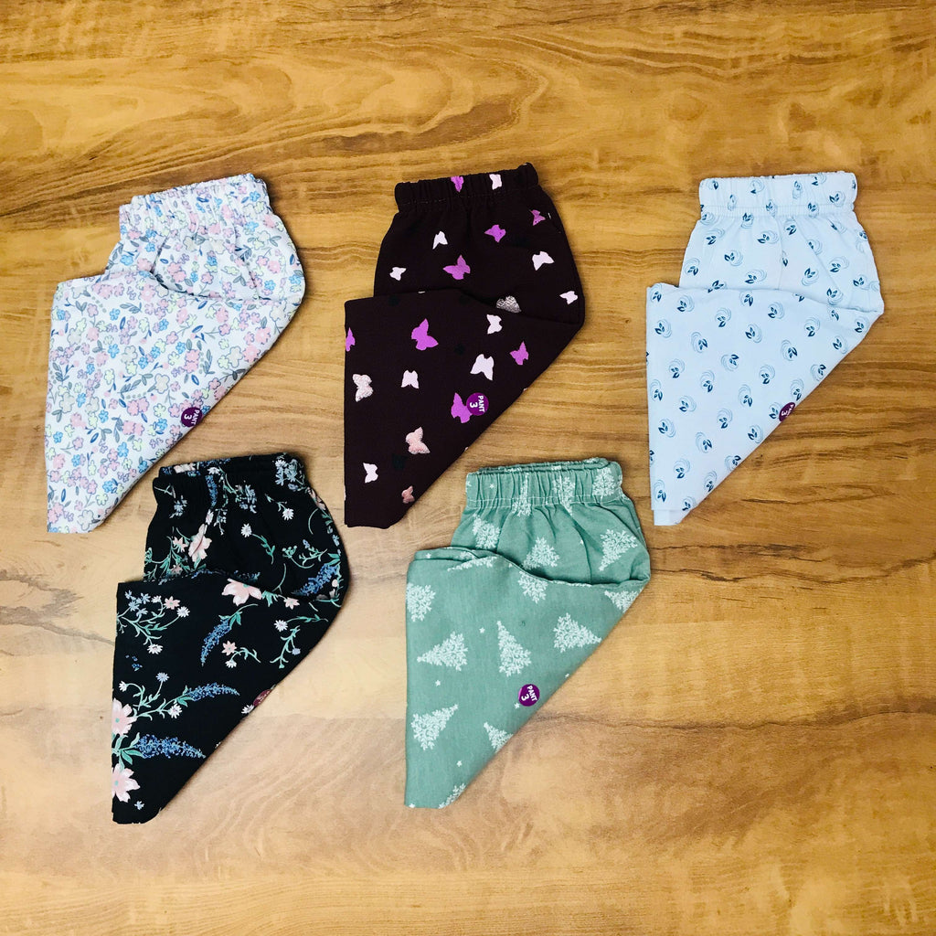 Unisex Kids Pants Pack of 5