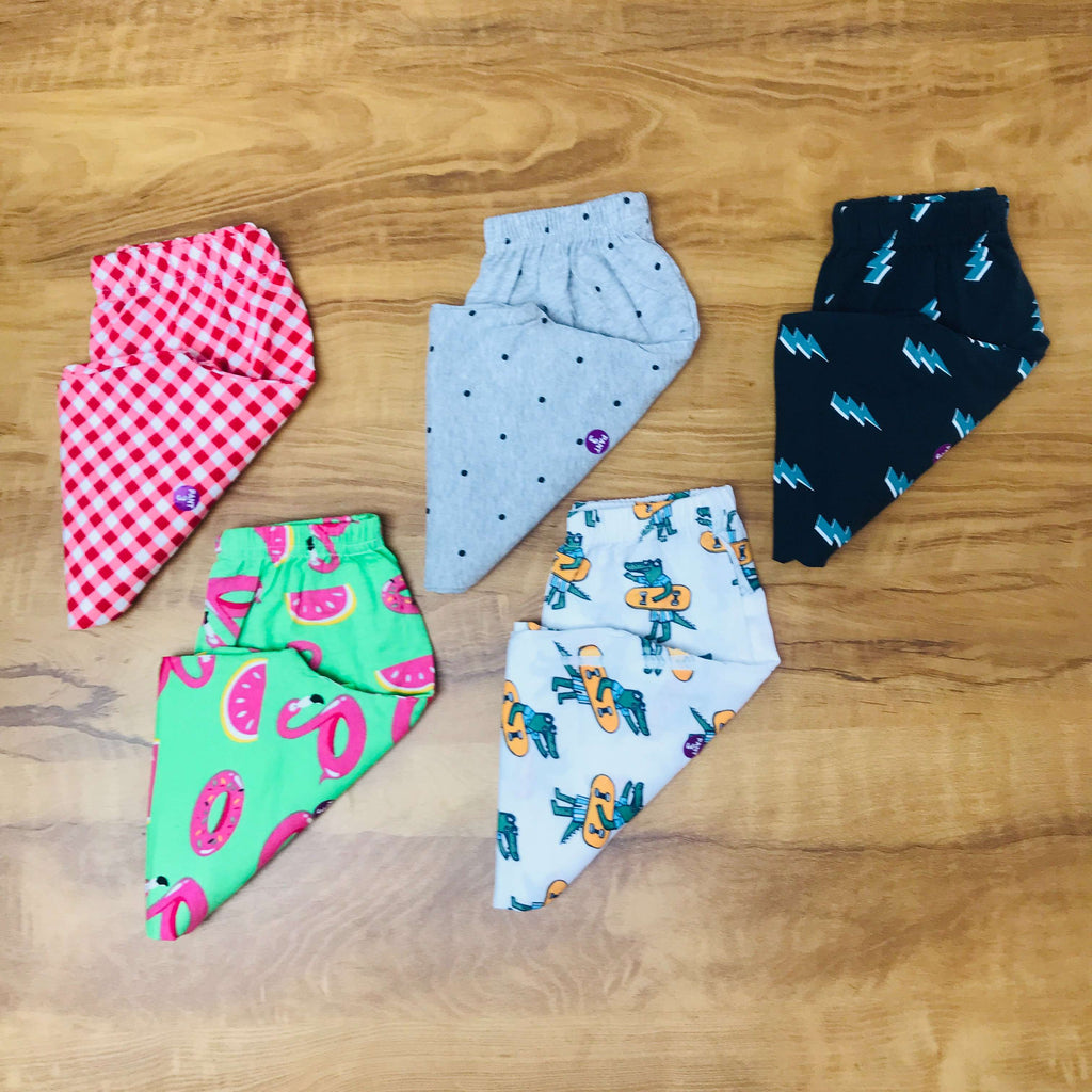 Unisex Kids Pants Pack of 5