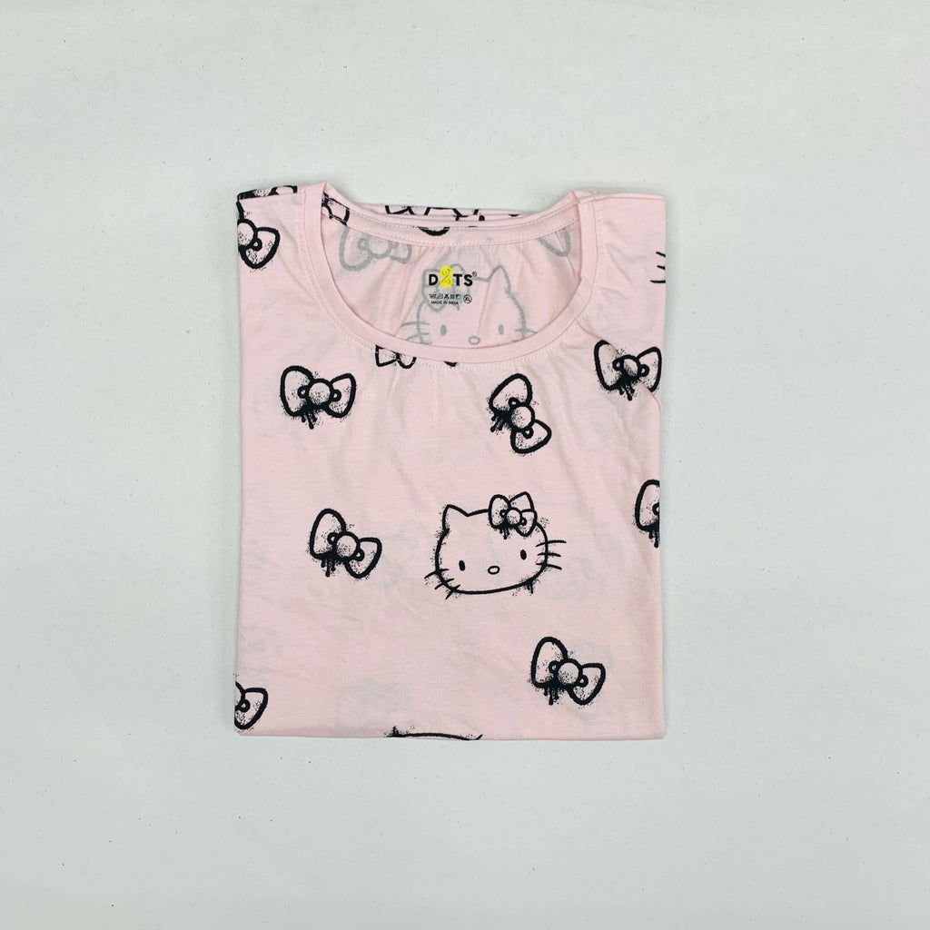 Dots Ladies Printed T-Shirt