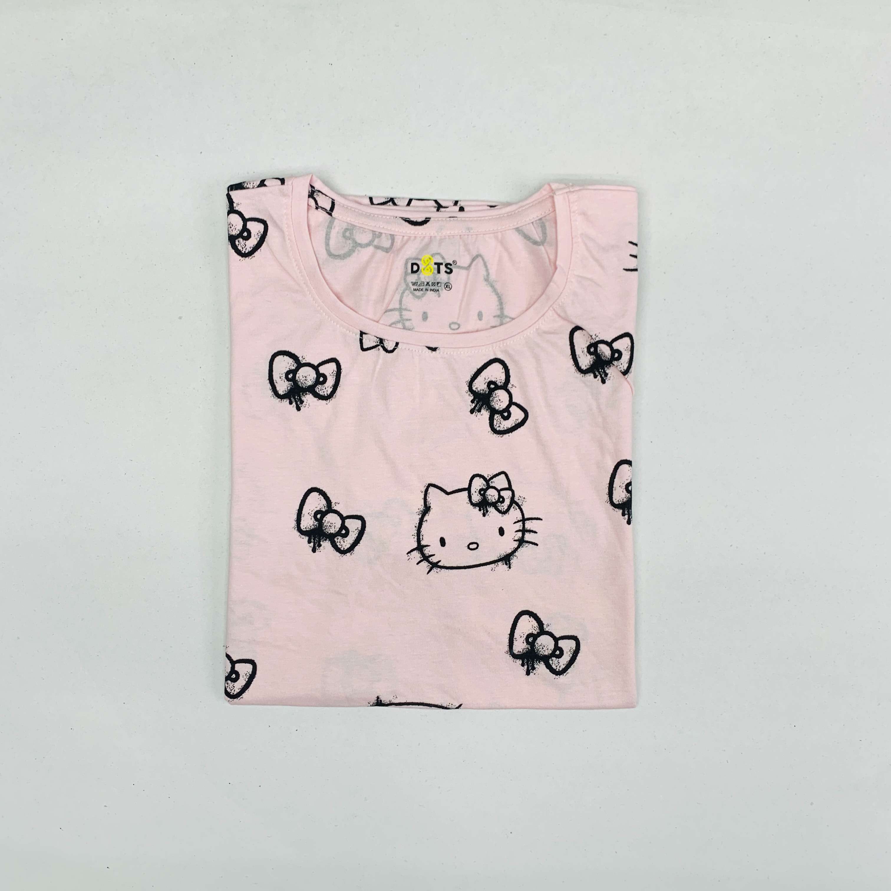 Dots Ladies Printed T-Shirt