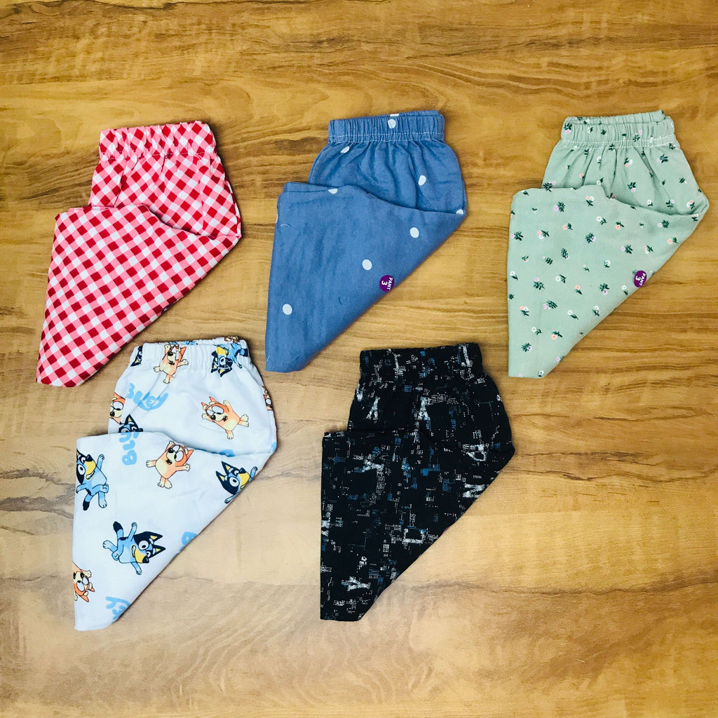 Unisex Kids Pants Pack of 5