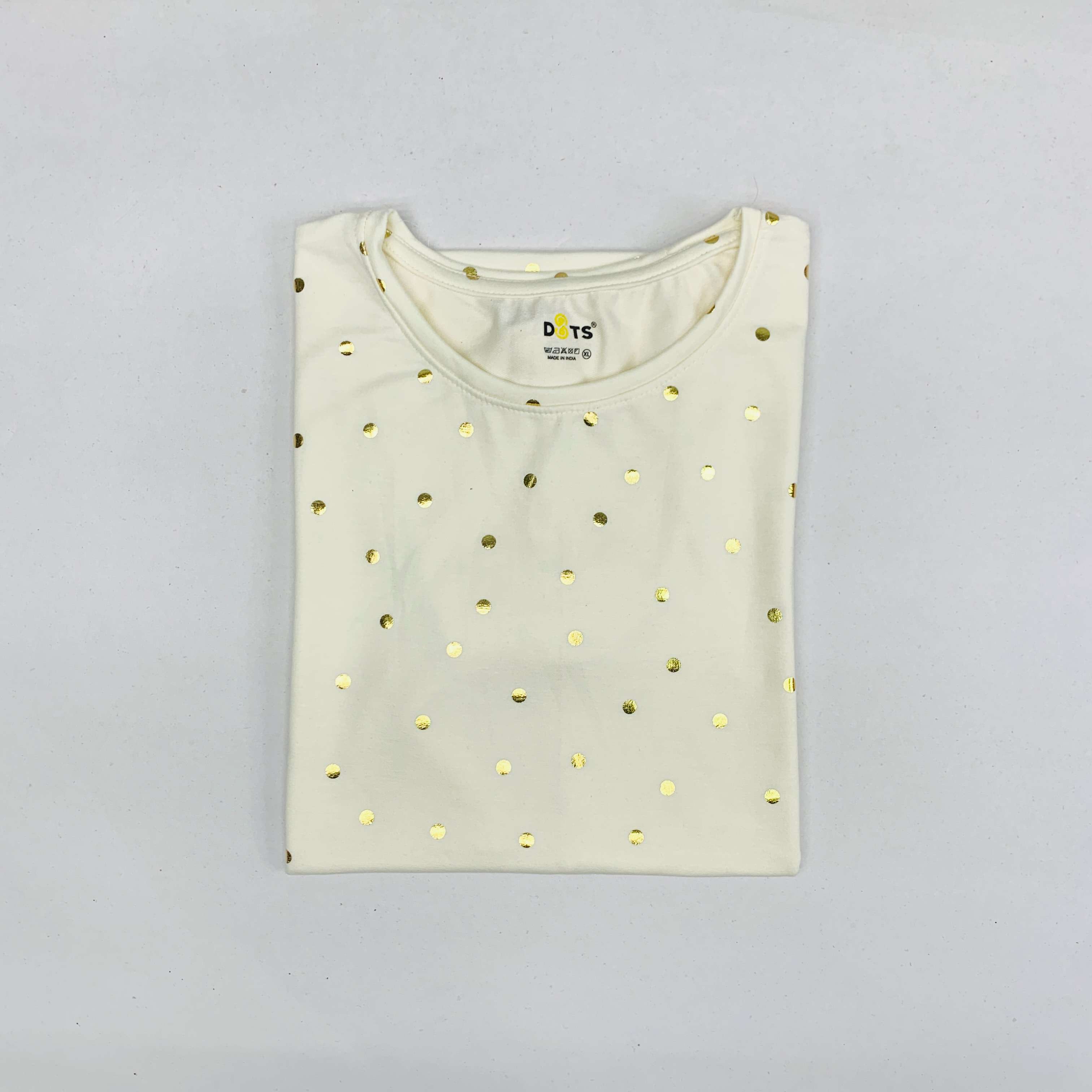 Dots Ladies Printed T-Shirt