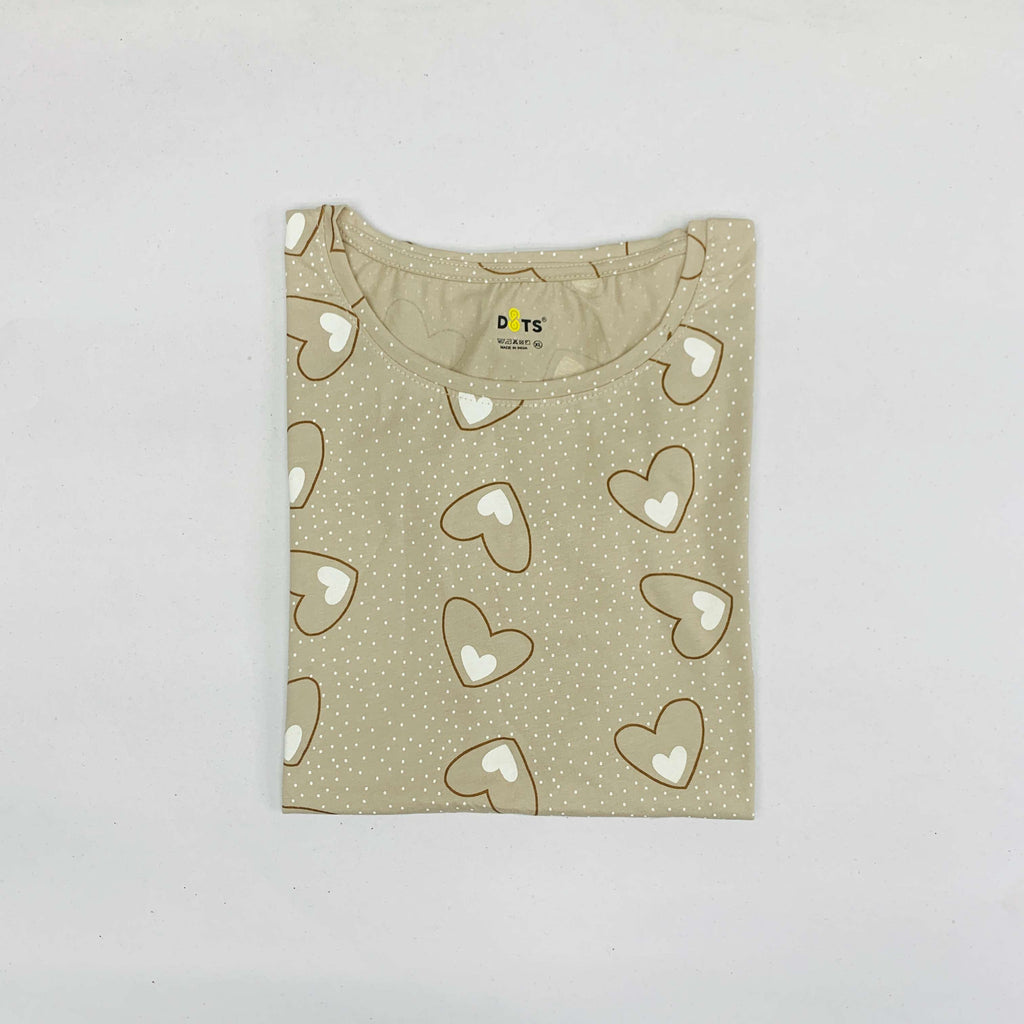 Dots Ladies Printed T-Shirt