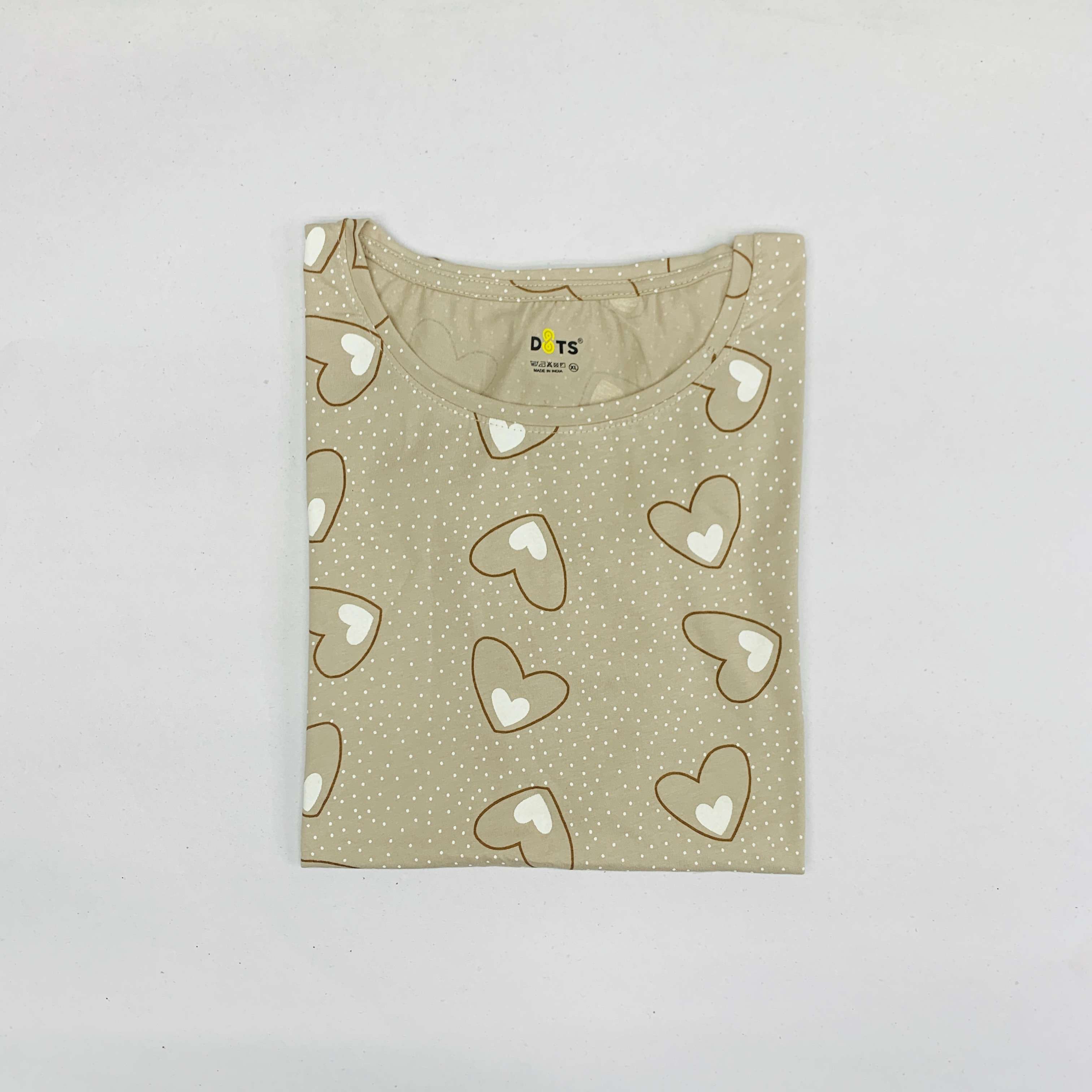 Dots Ladies Printed T-Shirt