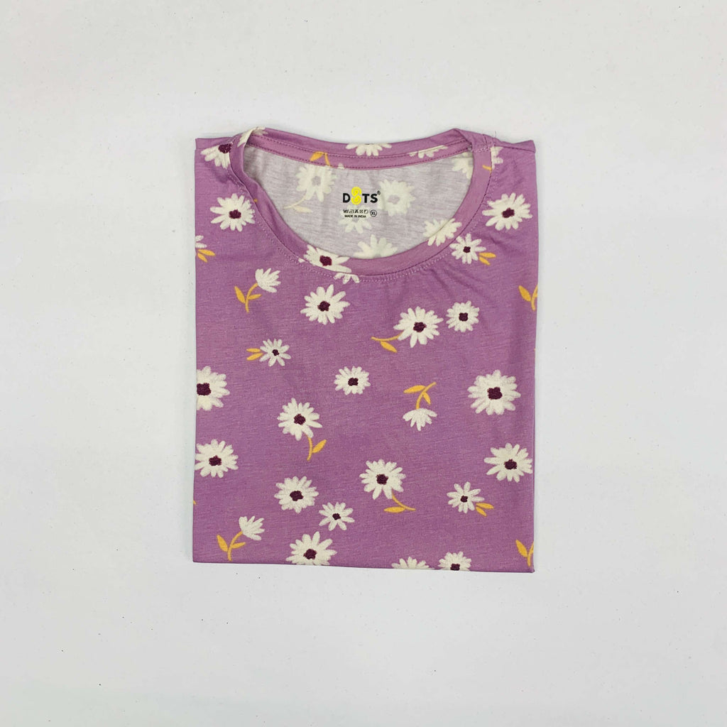 Dots Ladies Printed T-Shirt