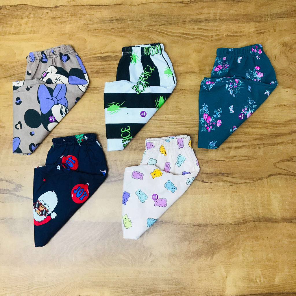Unisex Kids Pants Pack of 5