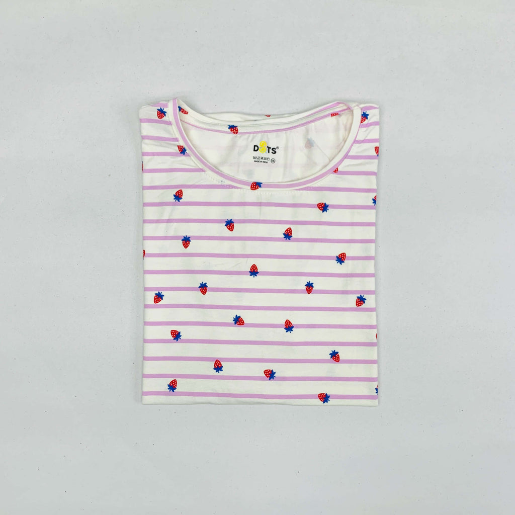 Dots Ladies Printed T-Shirt