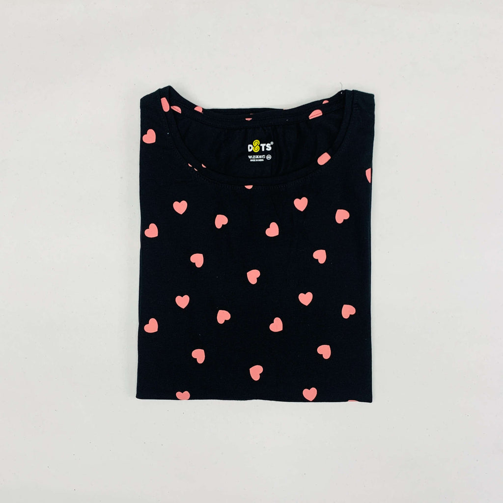Dots Ladies Printed T-Shirt