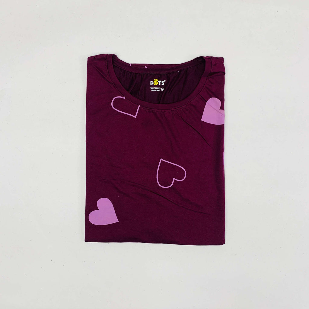 Dots Ladies Printed T-Shirt