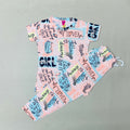 Pink Poppers Pant Set