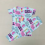 Pink Poppers Pant Set
