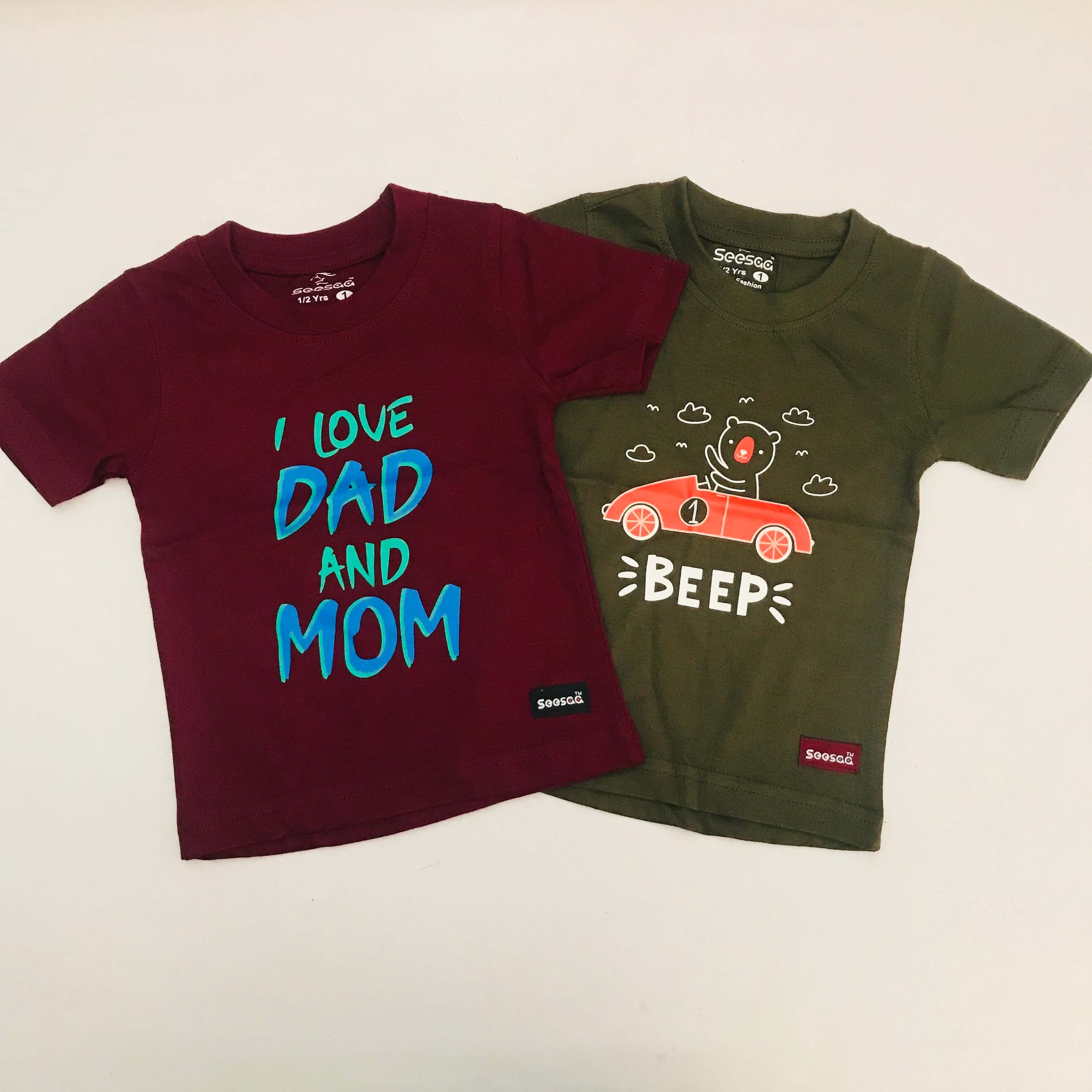 Kids T-Shirt Combo (Pack of 2)