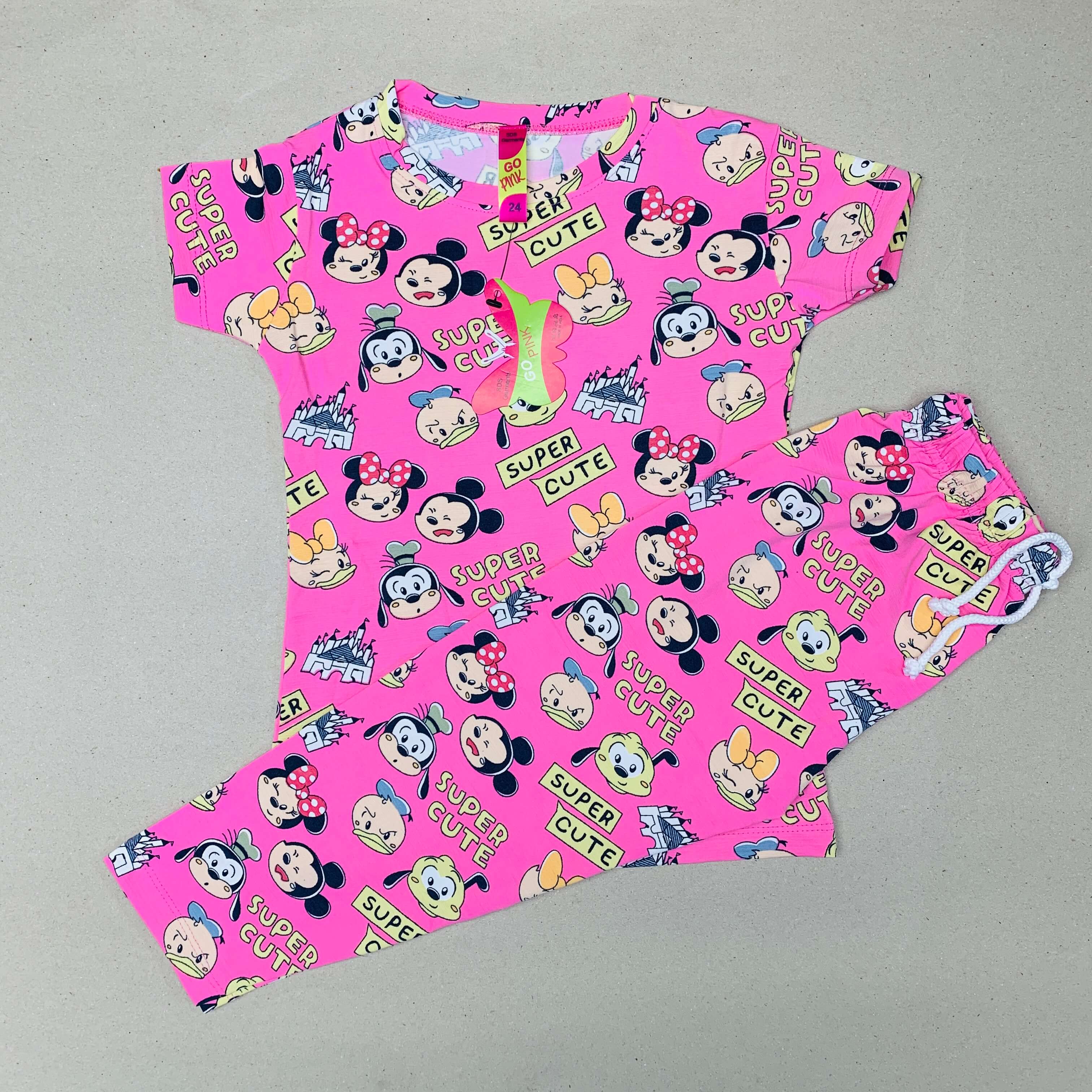Pink Poppers Pant Set