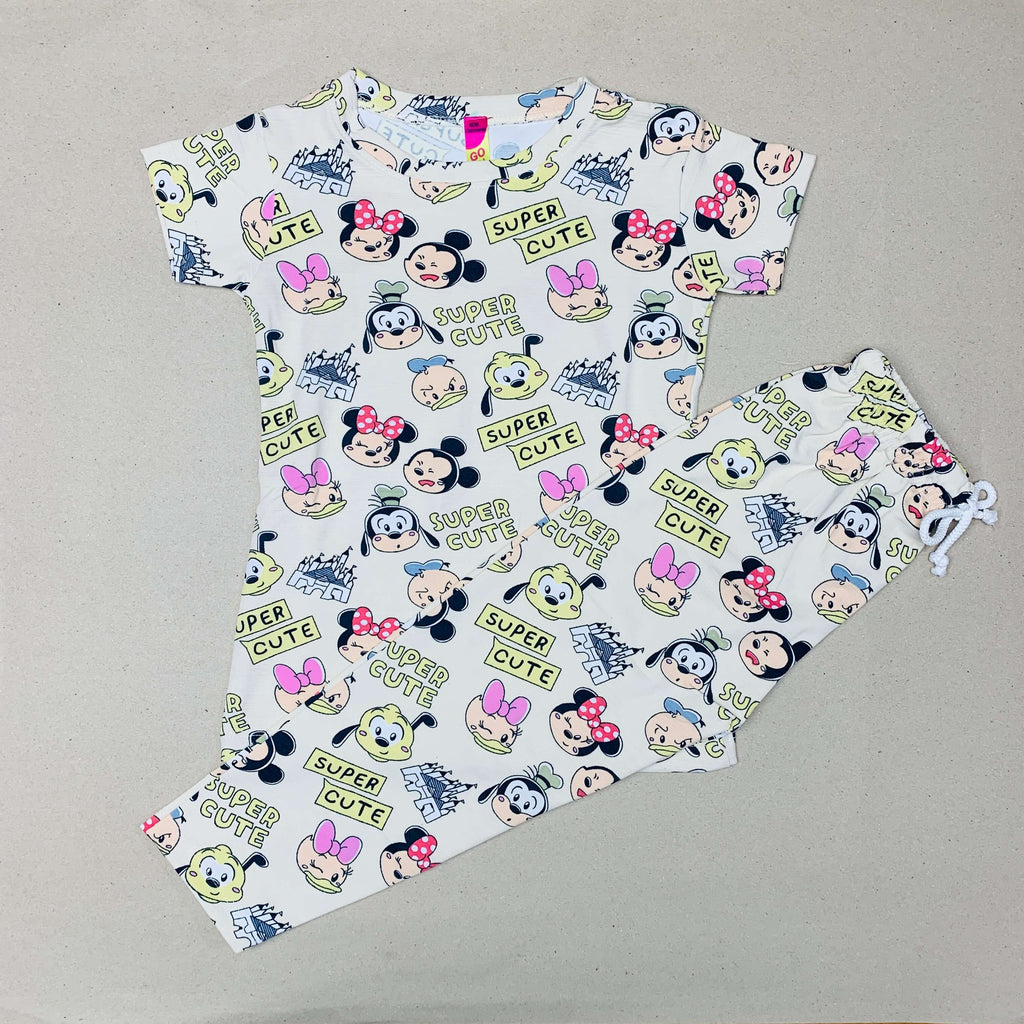 Pink Poppers Pant Set