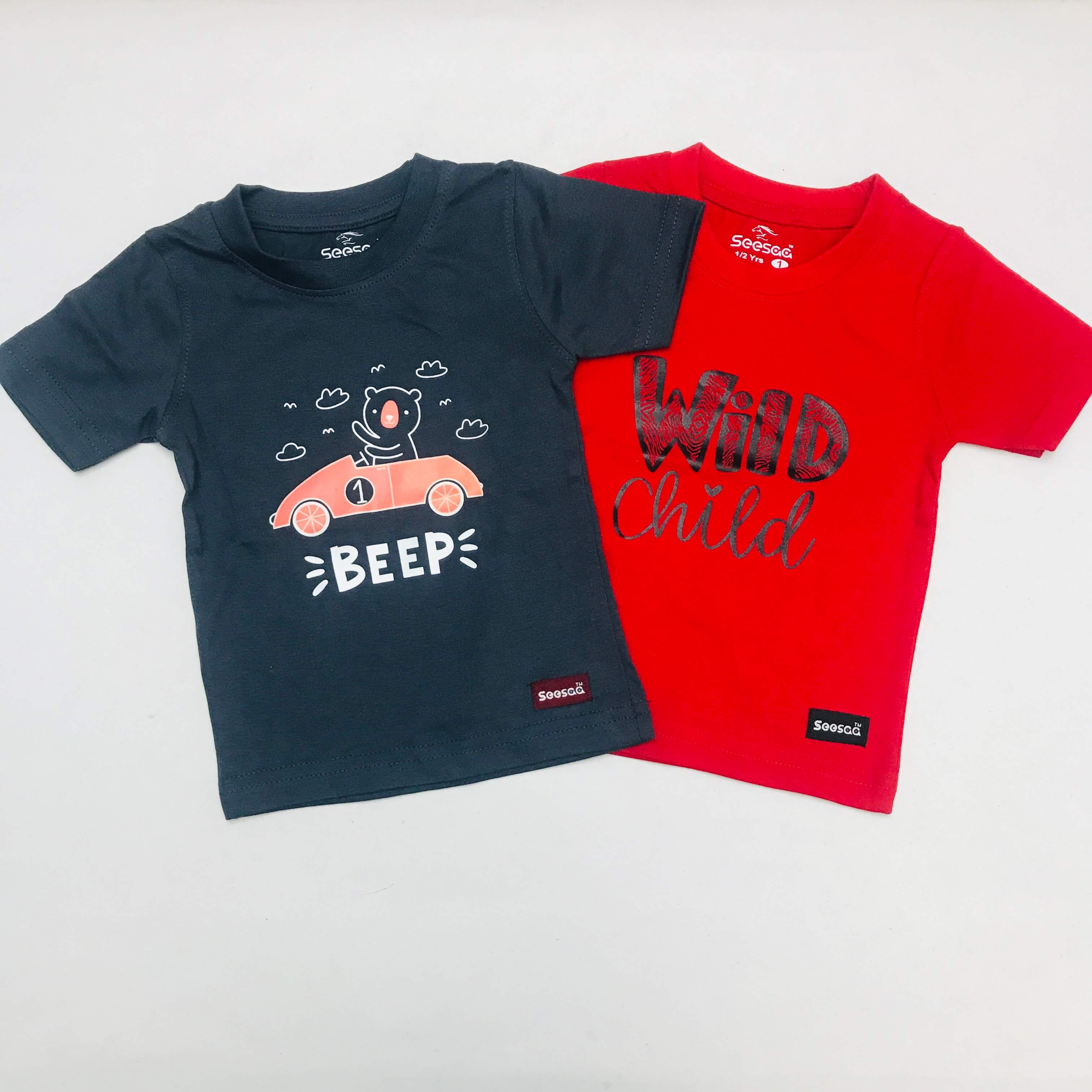 Kids T-Shirt Combo (Pack of 2)