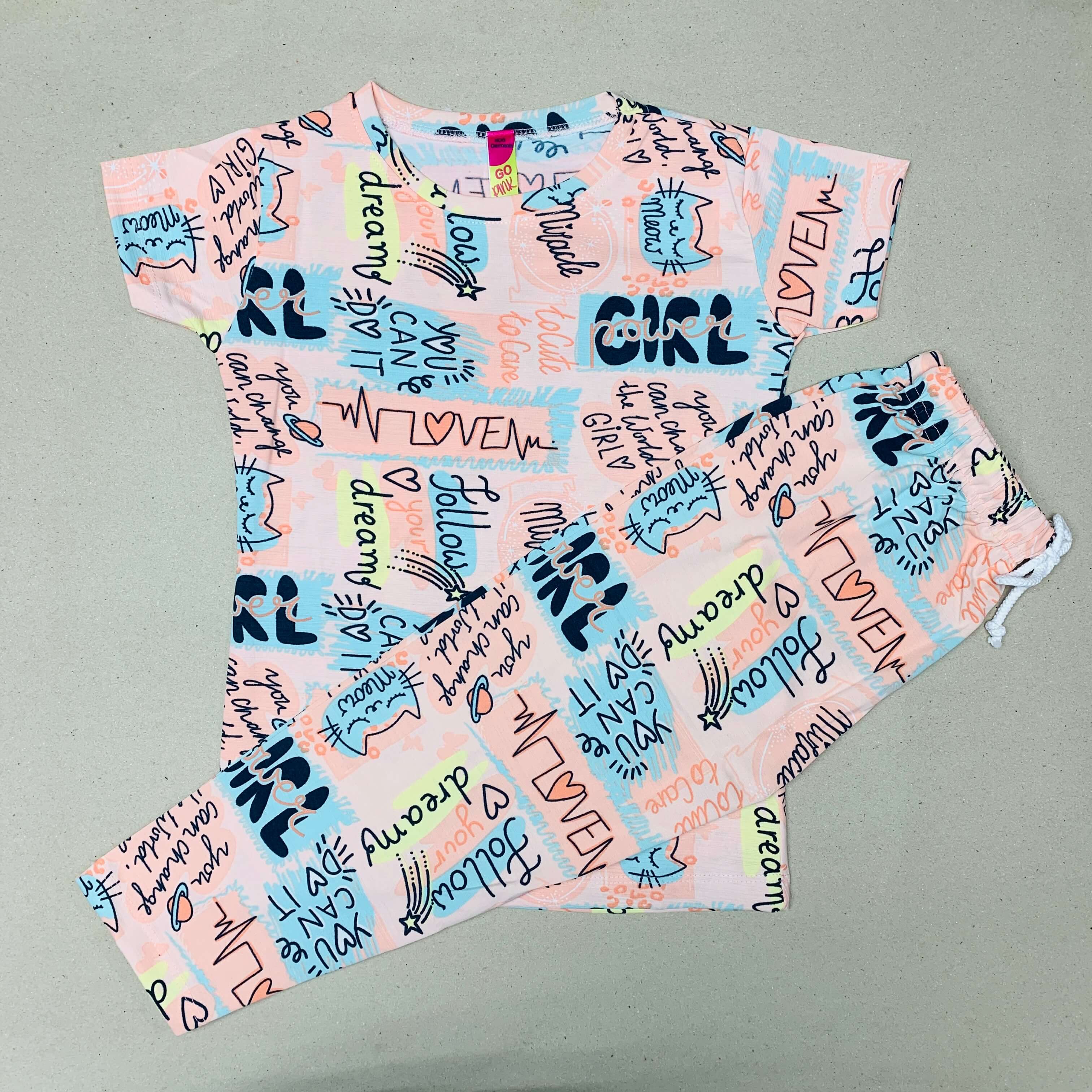 Pink Poppers Pant Set