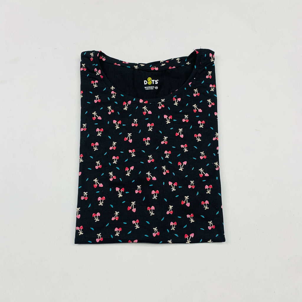 Dots Ladies Printed T-Shirt