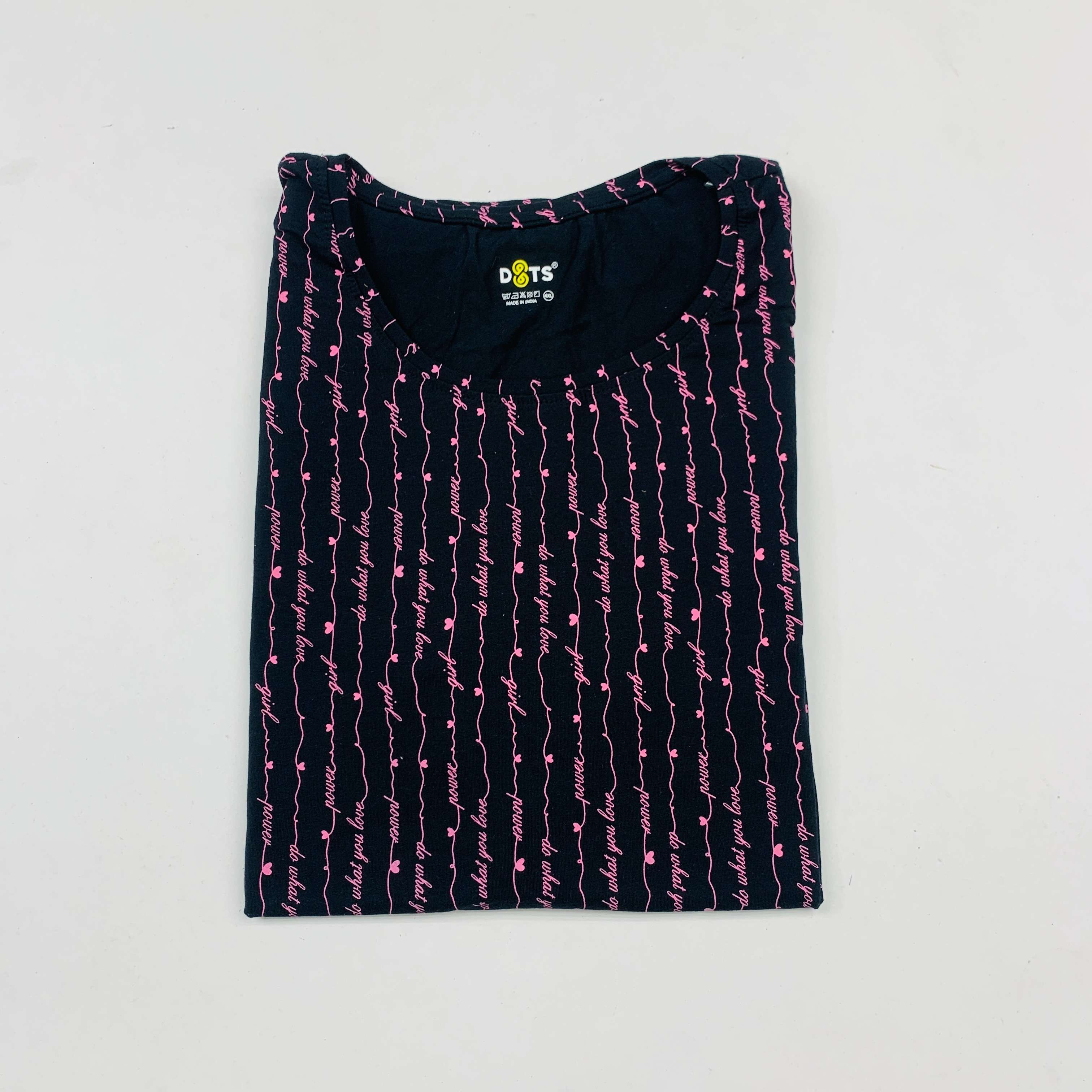 Dots Ladies Printed T-Shirt