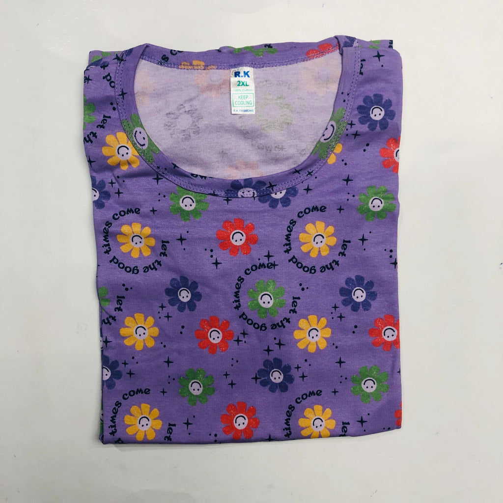 RK Ladies Tshirt Combo Pack Of 2 (36 Inch)