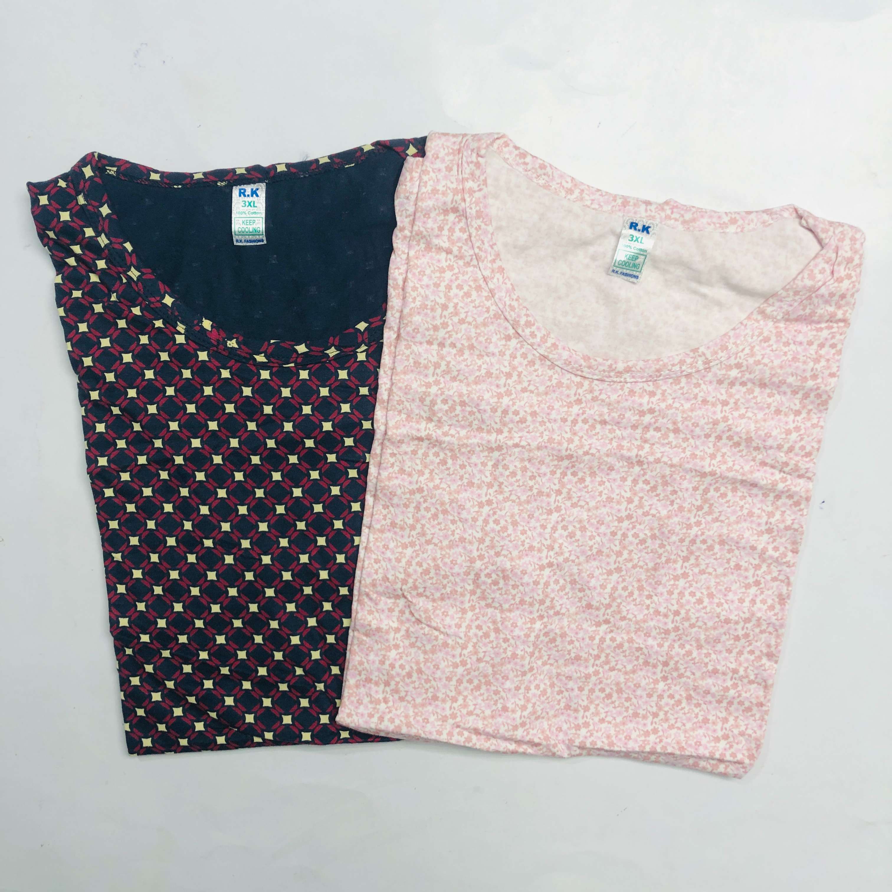 RK Ladies Tshirt Combo Pack Of 2 (40 Inch)