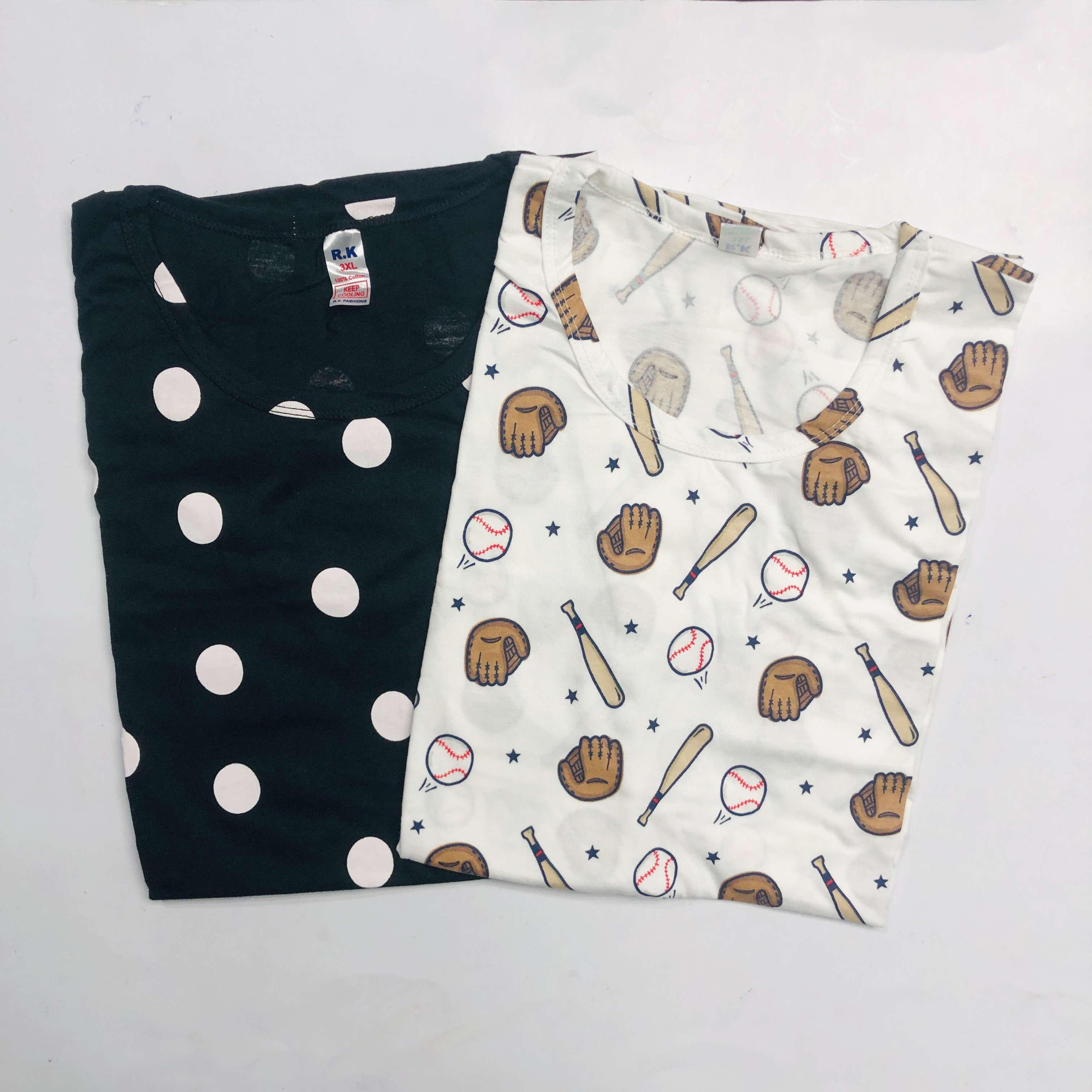 RK Ladies Tshirt Combo Pack Of 2 (40 Inch)