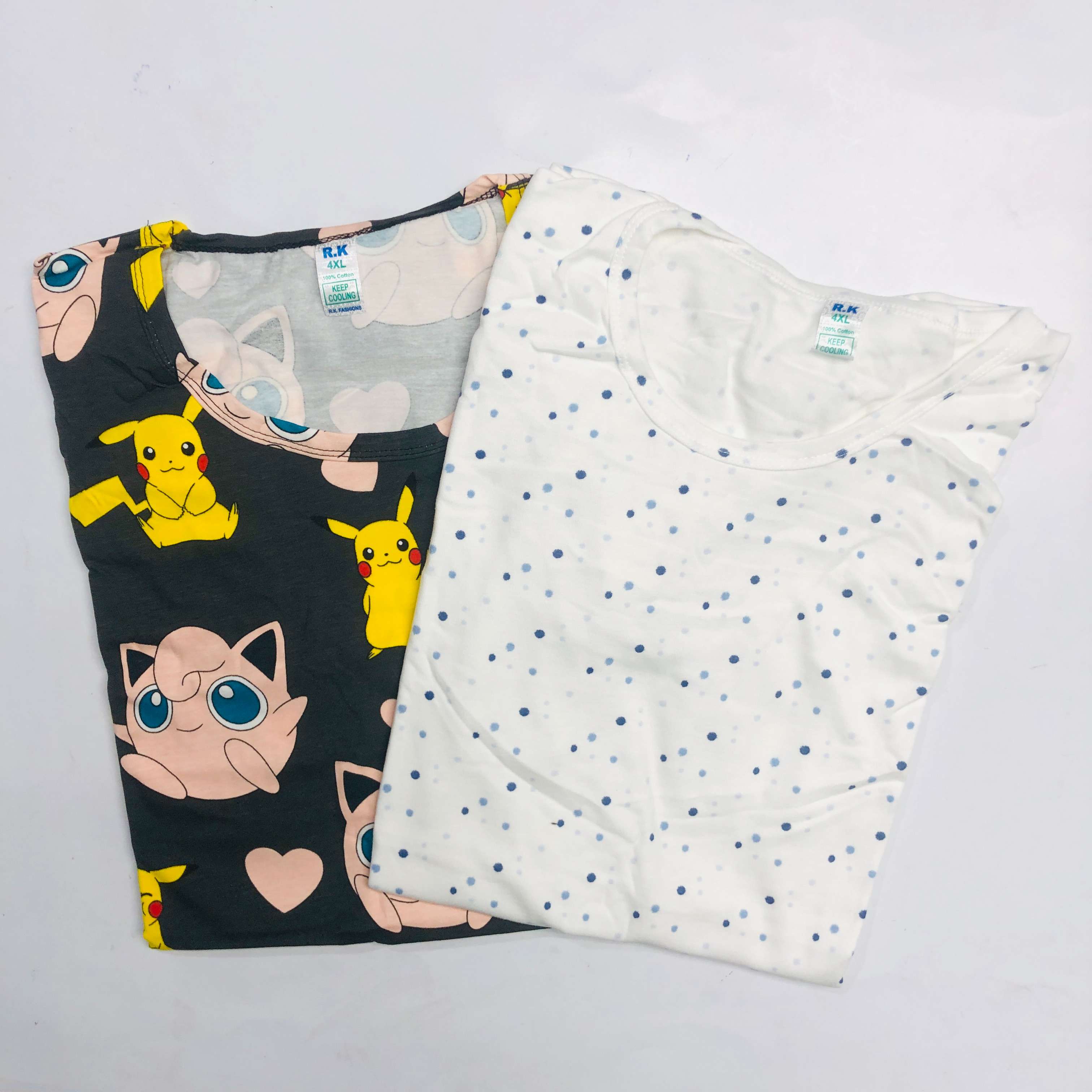 RK Ladies Tshirt Combo Pack Of 2 (42 Inch)