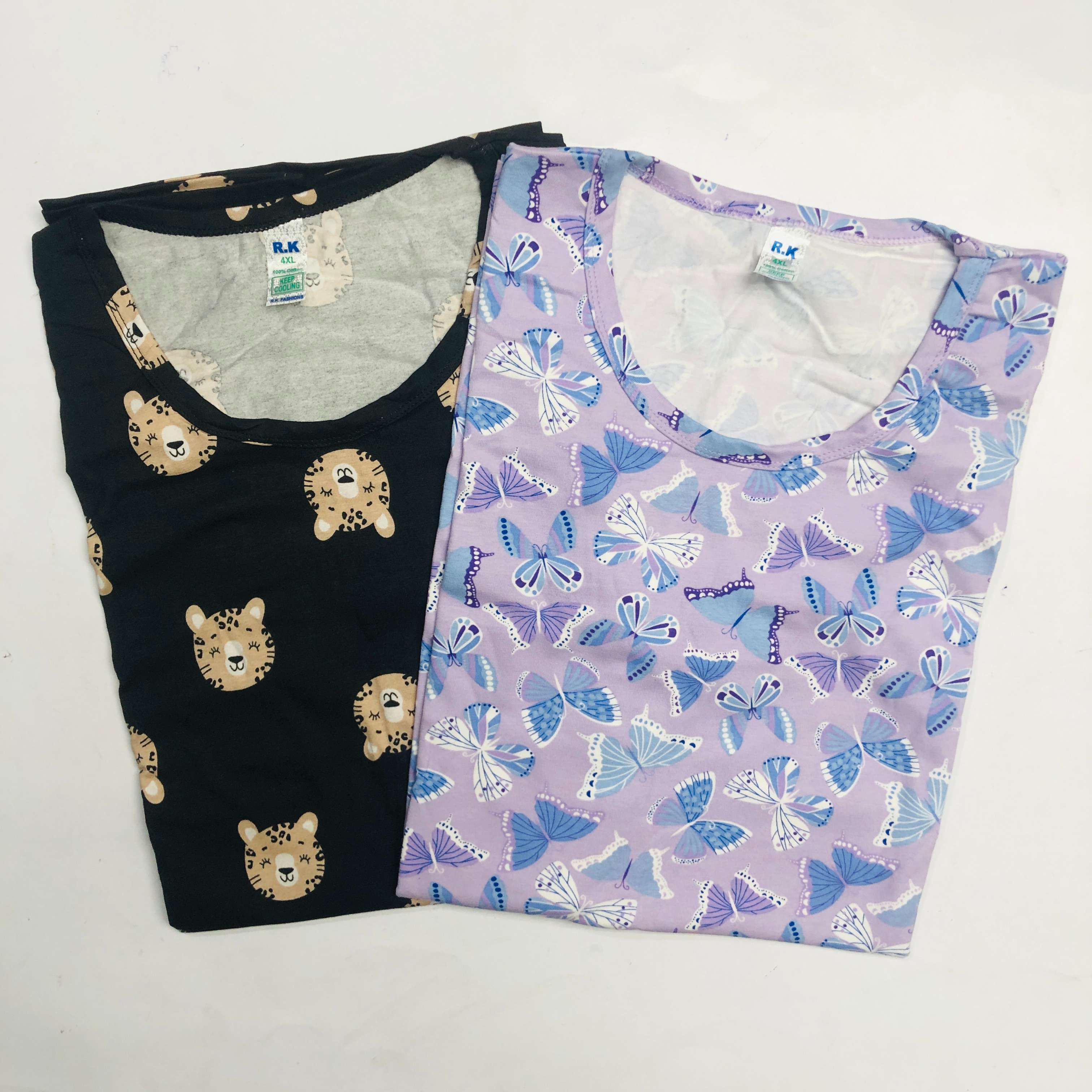 RK Ladies Tshirt Combo Pack Of 2 (42 Inch)