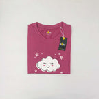 Women’s Solid T-Shirt-Dots