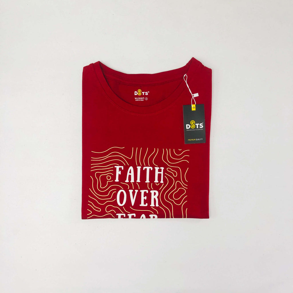 Women’s Solid T-Shirt-Dots