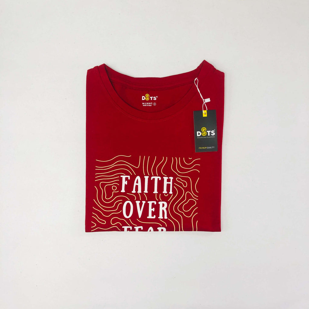 Women’s Solid T-Shirt-Dots
