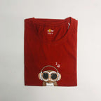Women’s Solid T-Shirt-Dots