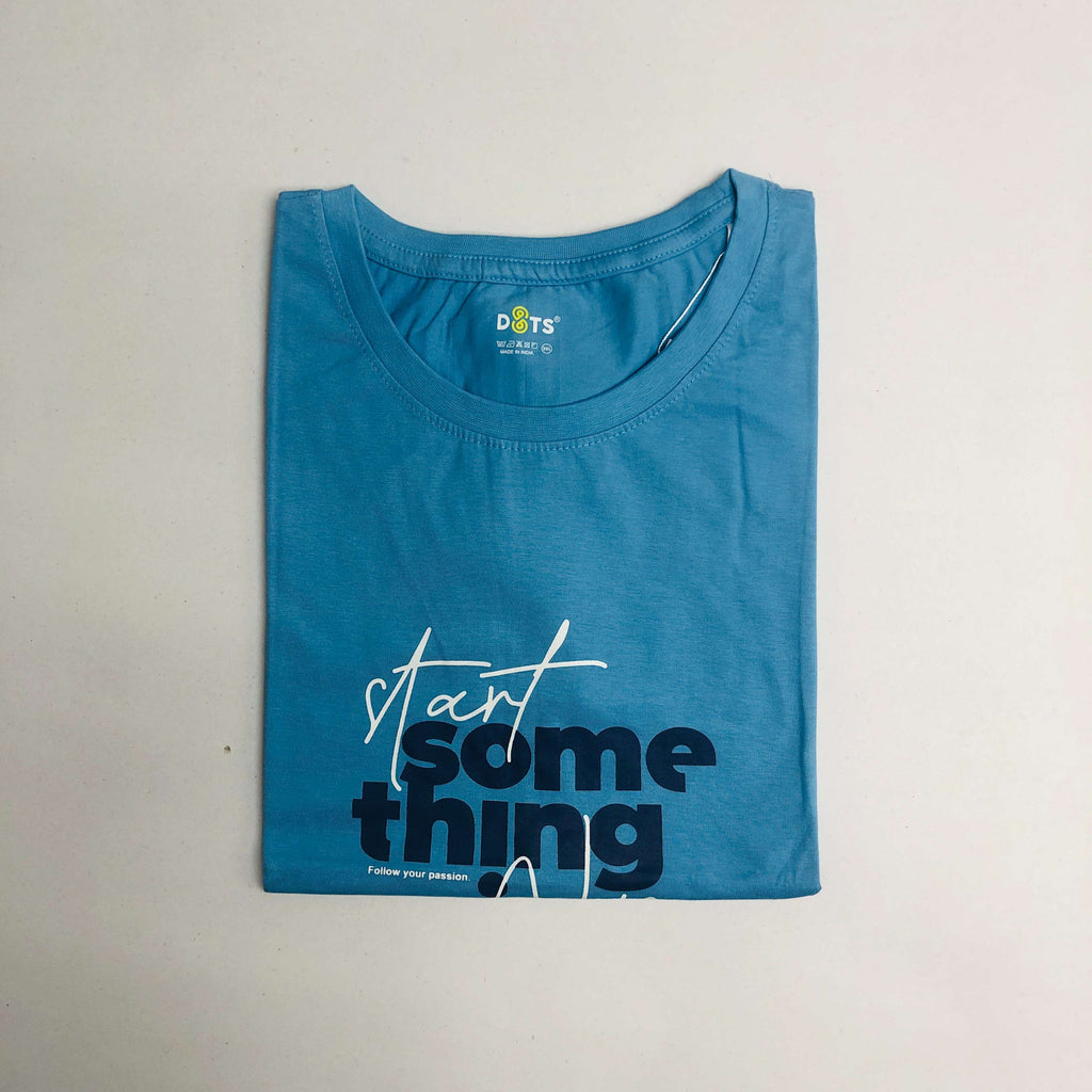 Women’s Solid T-Shirt-Dots