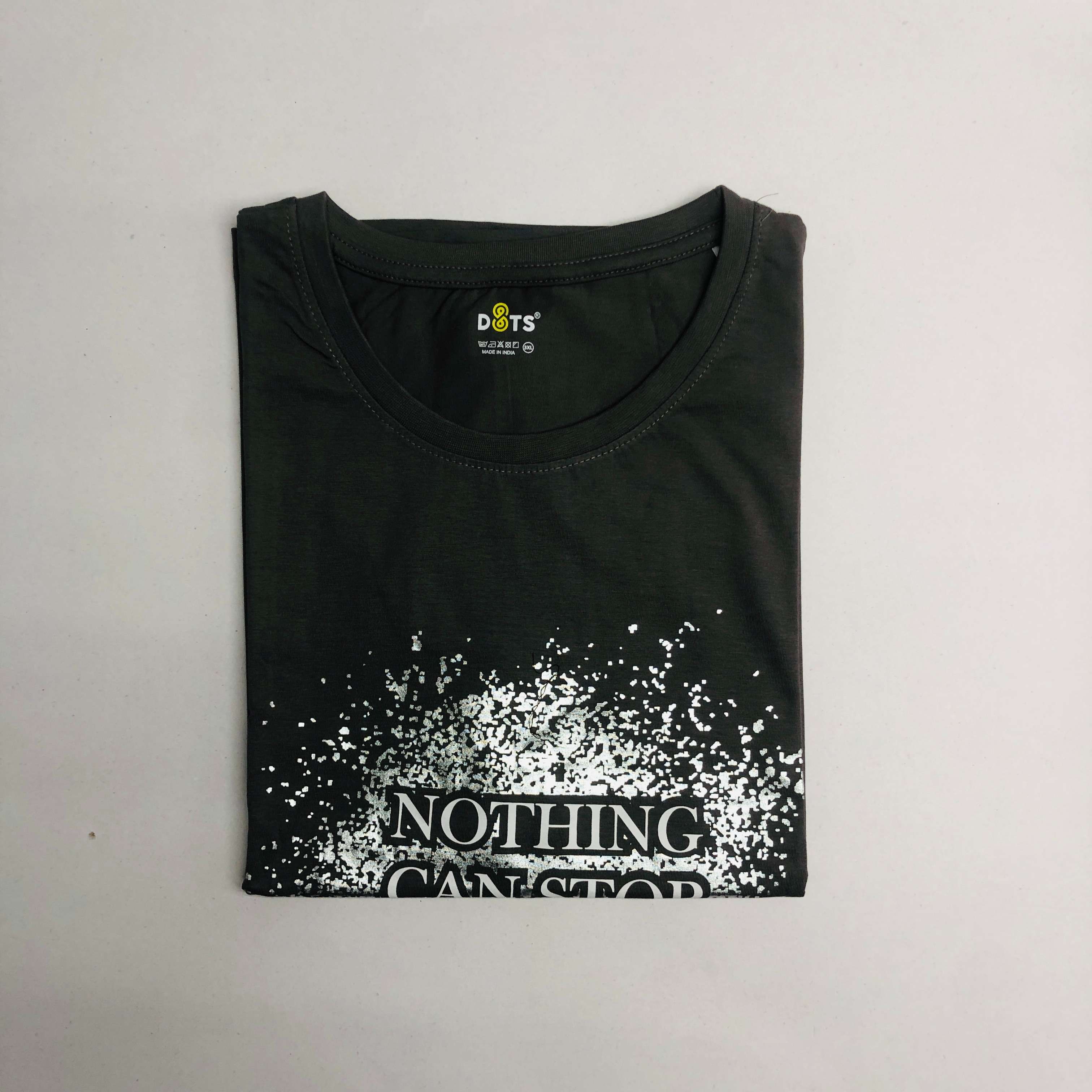 Women’s Solid T-Shirt-Dots