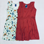 Printed Frock Pack Of 2