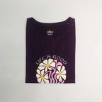 Women’s Solid T-Shirt-Dots