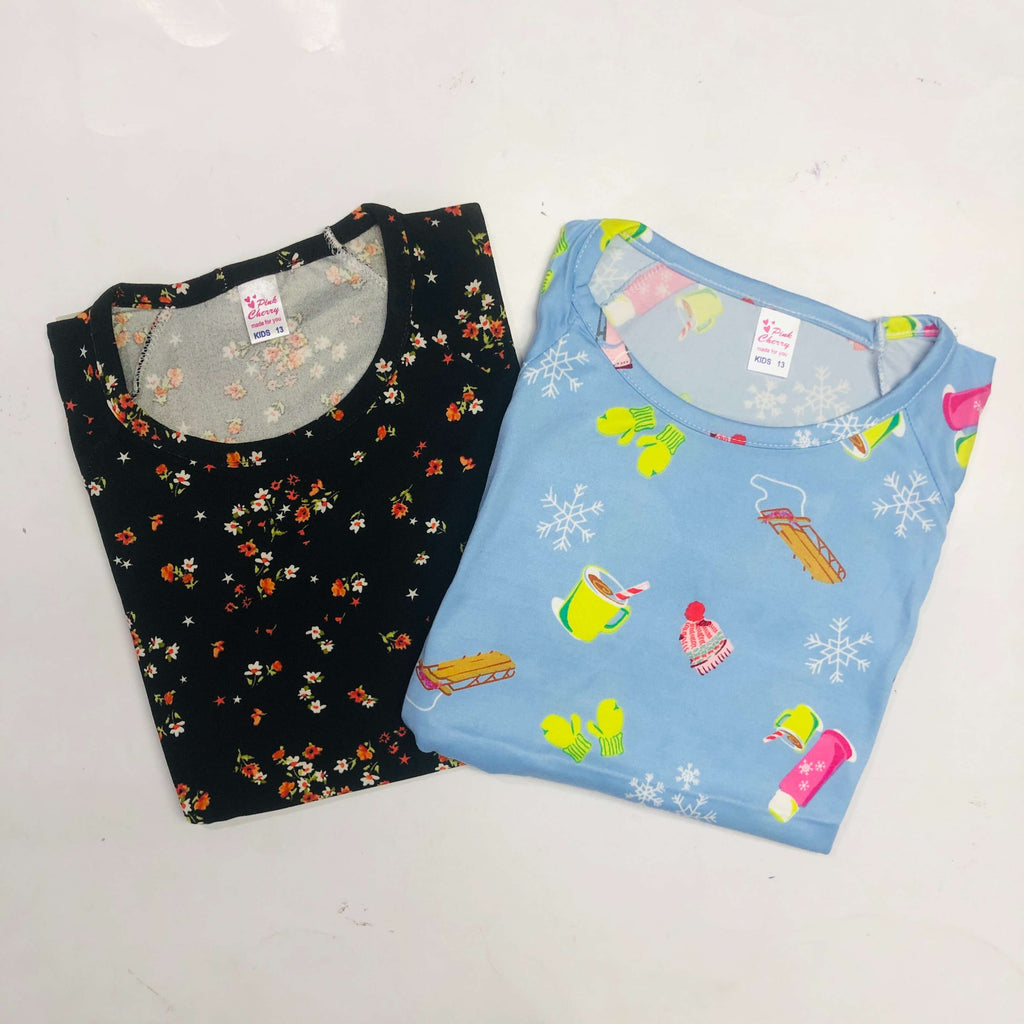 Pinky Girls Top Combo Pack of 2