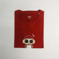 Women’s Solid T-Shirt-Dots