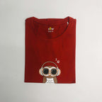 Women’s Solid T-Shirt-Dots